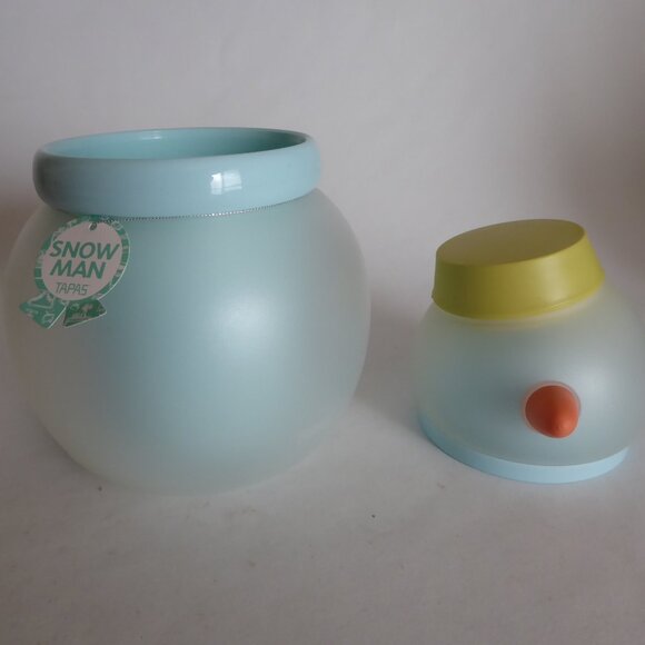 NEW 2000 WINTER CHRISTMAS SNOWMAN PLASTIC ICE BUCKET COCKTAIL BAR DECOR #9290 - Picture 9 of 16